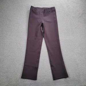 QUINCE Pants Size SMALL Gray Ponte Straight Leg Mid Rise w/ 26" Inseam